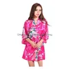 Home Clothing 14 Colors S-Xxl Sexy Womens Japanese Silk Kimono Robe Pajamas Nightdress Sleepwear Broken Flower T2I245 Drop Delivery Dhams