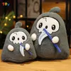 Stuffed Plush Animals Funny Death Die Ghost Skeleton Plush Toys Stuffed Doll Pillows Cushion Kids Children Boys Halloween Gifts Cute Home Room Decor L230707