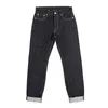 Jeans Uomo Rosso Tornado Slim Fit 16oz Selvage Denim Pantaloni Blu Oash 230706