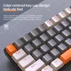 لوحات المفاتيح K68 ألعاب لوحة المفاتيح الميكانيكية 2 4G اللاسلكي BT Bluetooth Gamer Gamer Keycaps 230706