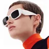 Symbole Солнцезащитные очки модельер -дизайнер мужского дизайнера с черной рамкой Man Symbole Classic Inverted Triangle Design Retro Trendy Style 17