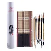 Painting Pens Umitive 5PCSSet Bamboo Traditional Chinese Calligraphy Brushes Set Writing Art Supplies 230706