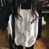 Sweat à capuche femme HOUZHOU Y2k surdimensionné Zip américain rétro Vintage Streetwear mode coréenne Kpop fermeture éclair capuche sweat 2023 automne