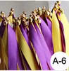 50pcs /lot multicolour wedding ribbon stick /sparklers fairy magic wands with belding ribbon wand party supplies