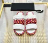 2023 Women Sandals Women Flip Flops Home 슬라이드를위한 고급 슬리퍼