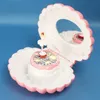 Novelty Items Shell shape ballet girl music box with Light classic retro melody gift for birthdays holidays wedding and parties decorative 230707