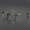 Okulary przeciwsłoneczne TR90 okulary do czytania mężczyźni kobiety Vintage kwadratowe okulary korekcyjne rama blokujące niebieskie światło 0 1.0 1.25 1.5 1.75 2.0 2.25 2.5