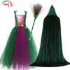 Girl's Dresses Hocus Pocus 2 Costume Sarah Sanderson Sisters Cosplay Costume Kids Girls Halloween Carnival Party Tutu Dress 230706