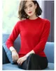 Frauen Pullover Stil Frau Runde Nerz Kaschmir Pullover Winter Schlank Einfarbig Bodenbildung Pullover Z127