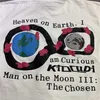 Мужские футболки пенообразования печати CPFM x Kid Cudi Man On the Moon iii Tee Men Women 1 1 Высококачественная черная белая уличная футболка Новые L230707