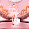 Articoli di novità Romance Ballerina Dancing Girl Carillon Swan Lake Carillon luminoso Matrimonio San Valentino Regalo di Natale 230707