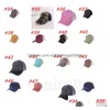 Cappelli da festa Criss Cross Donna Berretti da baseball in maglia lavata ricamata 54 stili Cappello da camionista con chignon disordinato leopardo girasole Sea Dro Dhrdv