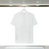 Camisetas masculinas casuais de algodão com estampa gráfica de letras 2023 gola redonda manga curta respirável moda masculina FB026