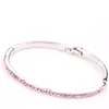 Bangle BN-00076 S Drop Bulk Artikel Partihandel Guldpläterade smycken för kvinnor Fashion Rhinestone Women's Armband