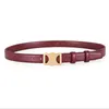 Designer Heren Riem Mode Brief Tailleband Gouden Gesp 2.5 cm Breedte Gordel Dames Luxe Broeksbanden 4 Kleuren Cintura Ceintures