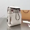 Высококачественный дизайнерский рюкзак Мужской и женский рюкзак Классический раскладной трос Дорожная сумка большой вместимости из ткани в стиле пэчворк из телячьей кожи