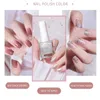 Gel pour les ongles 40 couleurs Vernis à ongles Séchage rapide Nobake Durable à base d'huile Nude Couleur Glace à travers le vernis semi-permanent Manucure Nail Art 10 ml 230706