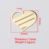 Takılar 20pcs Heart Crown Connector Mirror Polonyalı Paslanmaz Çelik DIY Yapımı Kolye Örgüsü Örgüsü Takılar