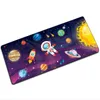 Mouse pads universo da polso starry sky famiglia tastiera da tastiera tappetino tappetino per gioco mouse laptop mousepad vetro tappetini accessori R230819