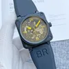 Mens Watch Fashion Watches 고품질 고급 디자이너 한정판 44mm 기계 자동 방수 시계