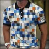 Men's Polos Mens Polo Shirt 3d Premium Sewn Clothing Short Sleeve Tops Blouse Summer Man Costumes Oversized Tees Breathable Polo Shirt 230706