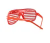 Festival Party Shutters Shape LED Flashing Glasses Light up Halloween Christmas Party Toys Luminous LED Glasses