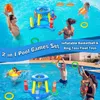 Sand Play Water Fun Pool Toys for Kids Adult 2in1 Inflável Basketball Hoop Ring Game Swimming Pool Games for Adults Family Outdoor Party Water Toy 230707