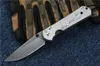 High End Quality Chris Reeve Knife Titanium Handle Water Grass Stripe High Spirit S35vn Folding Knife Hiking EDC Tool Outdoor Camping Knives 309