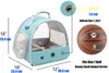 Bird Cages Portable Clear Parrot Transport Cage Breathable Travel Bag Small Pet Access Window Collapsible Outdoor 230706