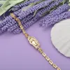 Ссылка браслета Marie Bracelet с зеленым Сан -Иудой Отец и Циркон Европейский Американец Продажа модные роскошные ювелирные изделия