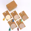 Jewelry Pouches 50pcs Keychain Display Cards Stand Cardboard Keyring Holder Decoration Gifts Storage Packaging Small Businesses Supplies