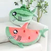 Gefüllte Plüschtiere Kawaii Kreative Cartoon Wassermelone Hai Plüschtier Puppe Weiches Sofakissen Dekoration Kinder Niedliches Spielzeug Freundin Geburtstagsgeschenke L230707