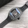 Luksusowy Richarmilles Watch Mechanical Ruch Watch Swiss Ruch Swiss Wysokiej jakości sportowy styl czerwony diabełek czarny technologia ta sama młyn RM056 HBOI