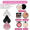 Makeup Sponges 1 Pcs Triangle Powder Puff Mini Face Sponge Cosmetics Soft Cotton Washable Velvet Tools