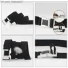 Belts Elastic Trousers Belt Men's Aluminum Alloy Silver Safety Buckle Military Belt Tactical Designer Canvas Nylon Belt Long Belt New Z230707