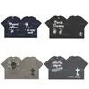 New broken planet Short sleeve cartoon Skull foam print loose round neck short sleeve Street Trend Couple Loose Tops Oversized Tees Y2k Harajuku Letter Tees T-Shirts