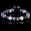 Brin 6/8mm naturel bleu Sodalite Bracelet réglable tressé corde bracelets pour hommes femmes bijoux cadeau énergie de guérison