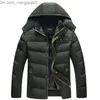 Men's Down Parkas New Mens Down Jacket Winter Coat Hooded Jackets Men Outdoor Fashion Casual Hooded Thicken Cheap Down Jackets XL-4XL Z230711