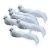 Trädgårdsdekorationer 6st Mini konstgjorda fåglar Skulptur Realistisk Figur Skum För Fairy Blomsterarrangemang Hem