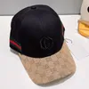 Lyxig designermössa high-end 100 % bomull brev Baseballkeps 2023 ny modehatt herrmössa dam vår- och sommarhatt Bucket hat hög kvalitet