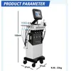 Professionelle Hydra Skin Gesichts-Mikrodermabrasionsmaschine 14 in 1 Hautstraffung Hochfrequenz-Ultraschall BIO-Wasser-Dermabrasions-Feuchtigkeitscreme-Maschine