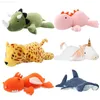 Animais de pelúcia de pelúcia 60 cm Dinossauro de pelúcia de pelúcia macio Dinossauro de pelúcia Leopardo Brinquedos de pelúcia Kawaii Dino Travesseiro para dormir Boneca para crianças Presentes de aniversário L230707