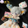 Peluches Peluches Nouvelle Arrivée 20cm Aucun Attribut Mignon Ning Qi Bête Oreille Gris Doux Cheveux En Peluche avec Squelette 20cm Poupée En Peluche Fille Jouets Pour Enfants L230707