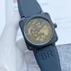 Mens Watch Fashion Watches 고품질 고급 디자이너 한정판 44mm 기계 자동 방수 시계