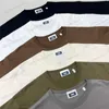 Męskie koszulki vintage kith tshirts pudełko mała okrągła szyja bawełniana bawełna z krótkim rękawem