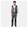 Men's Vests Spring And Summer Work Clothes Vest Stitching Multi-Pocket Zipper Outdoor Coat