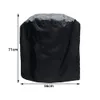 BBQ Tools Accessories BBQ Grill Cover Waterproof Outdoor Barbecue Cover Heavy Duty Anti Sun Rain Protective for Weber Round Rectangle Bbq Accessories 230707