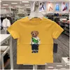 Tシャツキッズデザイナーラルフス S 服ベビーボーイズ幼児ガールズファッションストリートトップス夏子供幼児 Tシャツ青少年子供 Tod Dh6Rj