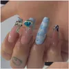 Decorazioni per nail art Pianeta Charms 3D Strass Designer Charm Gemme Kawaii Nails Gioielli Manicure Decorazione Accessori All'ingrosso Dhzde