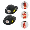 Motorcycle Helmets Adult Costumes Kids Fireman Hat Role Play Costume Toy Firefighter Accessory For Children Party Supply